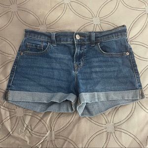 Old Navy Jean Boyfriend Shorts size 0